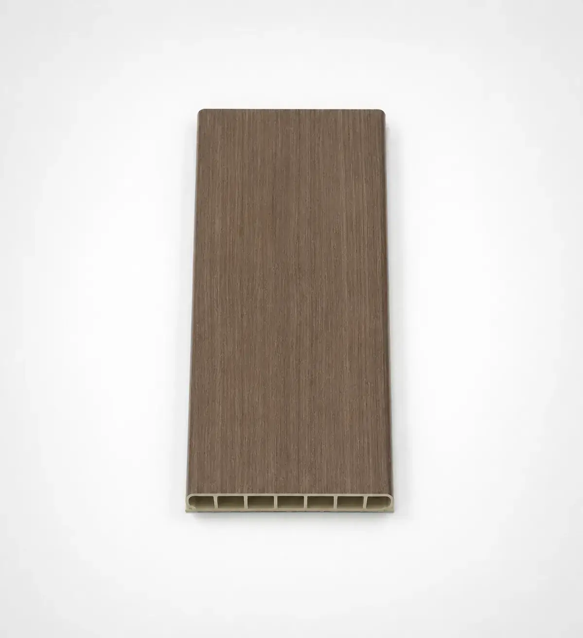 PLACAJE PENTRU INTERIOR - Riflaj decorativ WPC stejar greige Wood-7074, 160×25 mm