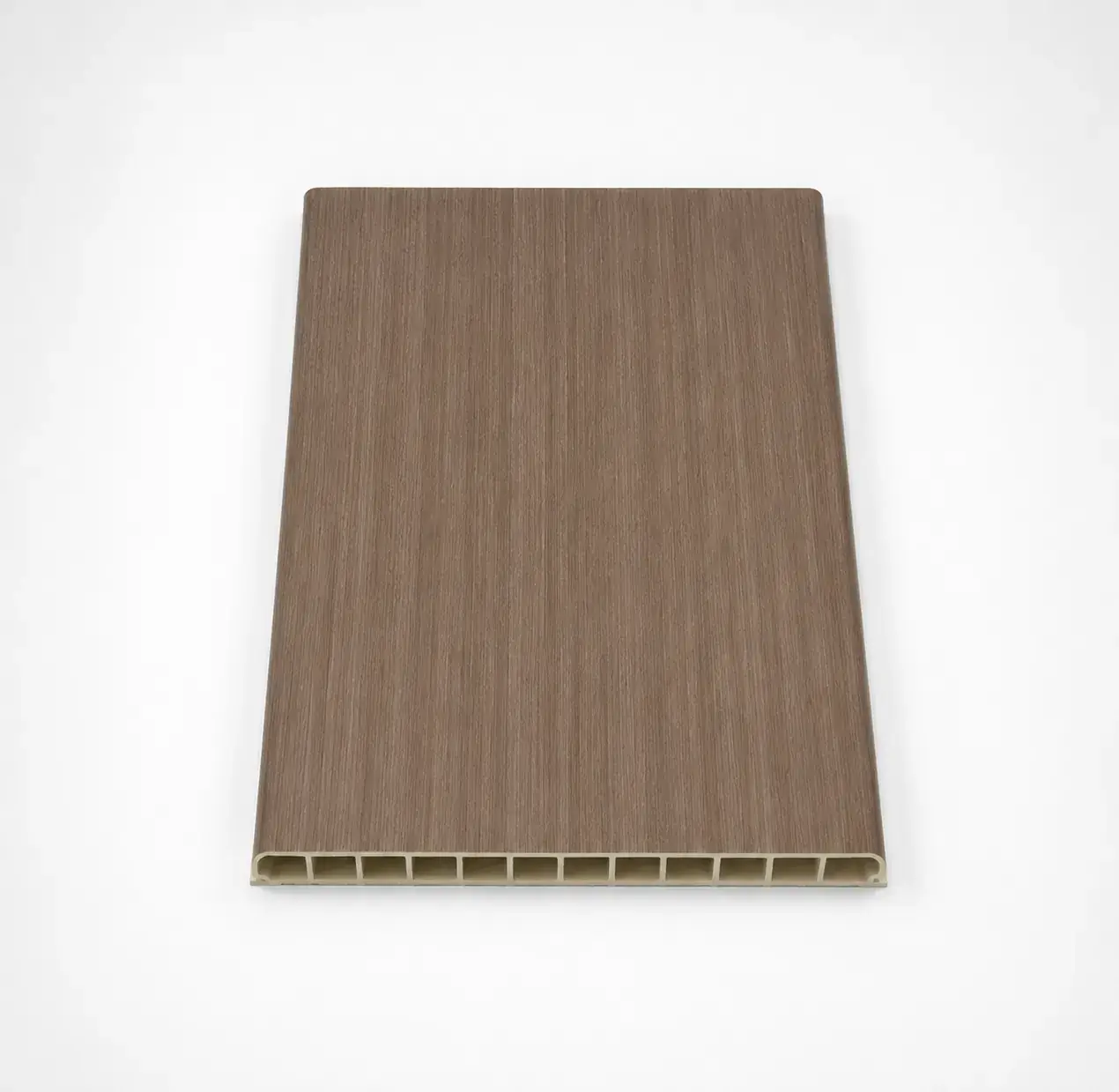 PLACAJE PENTRU INTERIOR - Riflaj decorativ WPC stejar greige Wood-7074, 315×25 mm