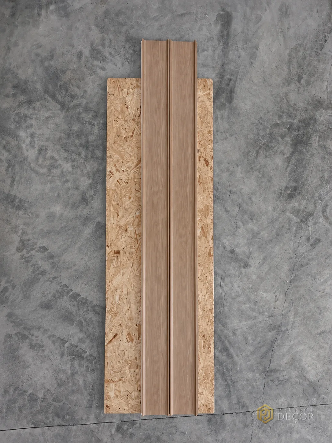 Riflaj decorativ WPC stejar natur Wood-7008, 150×25 mm [4]
