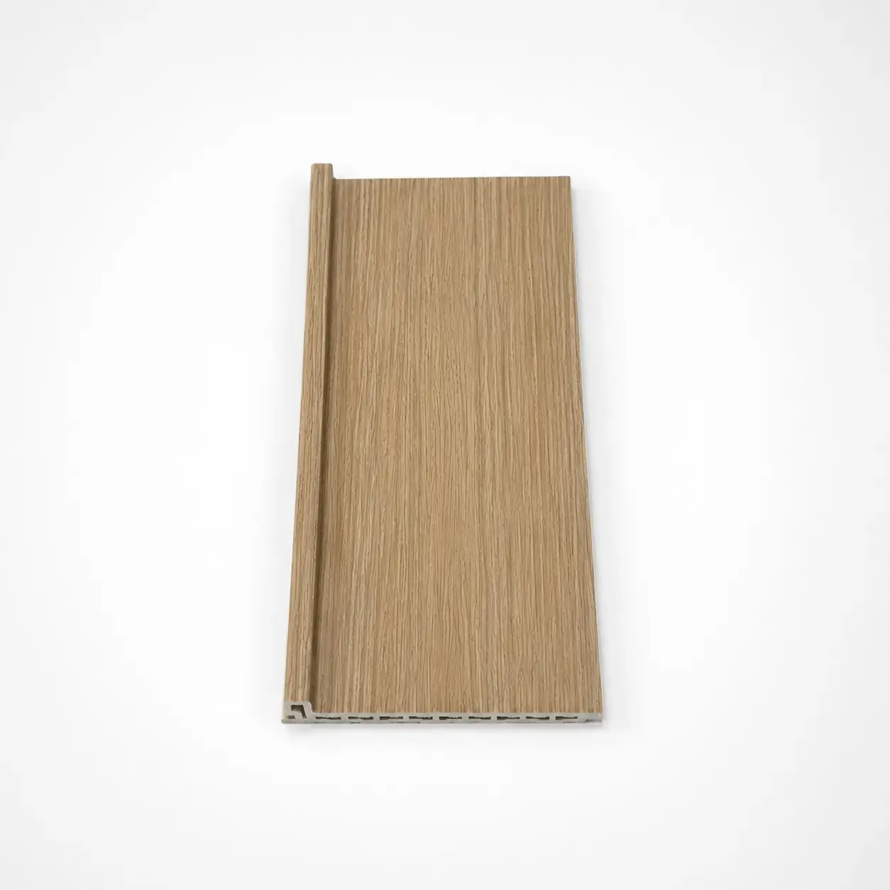 PLACAJE PENTRU INTERIOR - Riflaj decorativ WPC stejar natur Wood-7074, 124×19 mm