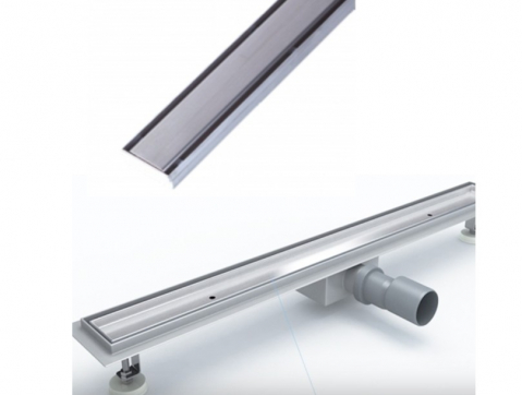 RIGOLE DUS - Rigola de dus STONE 600X70 mm - INOX 304 GEHLER [PG01]