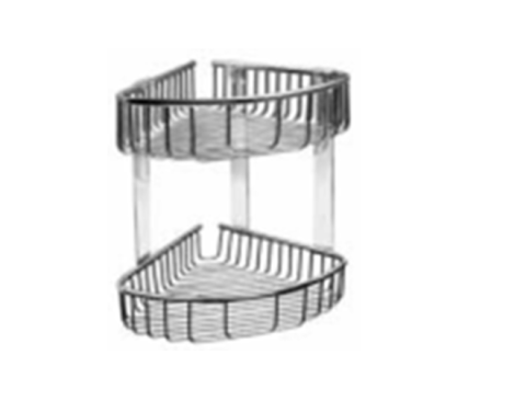 SERIA KAPITAN-NETS - Suport sampon dublu oval inox 31CM