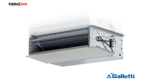 Ventiloconvector Galletti Estro 1.2 necarcasat, montaj orizontal, tip F10C, in 2 tevi [1]