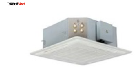 Ventiloconvector tip caseta de tavan in 4 tevi Nobus KFA4P model 204 include panou si telecomanda cu infrarosu [1]