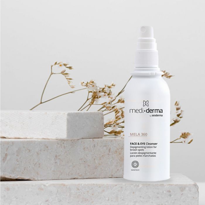 Mediderma MELA 360 Face & Eye Cleanser 100 ml - Lotiune depigmentanta de curatare pentru fata si ochi [2]