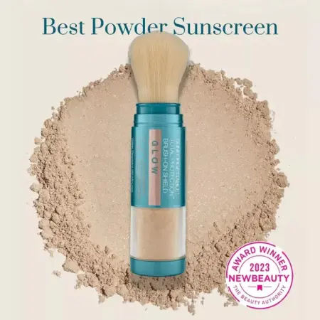 COLORESCIENCE SUNFORGETTABLE TOTAL PROTECTION BRUSH-ON SHIELD GLOW SPF50 4.3g [2]