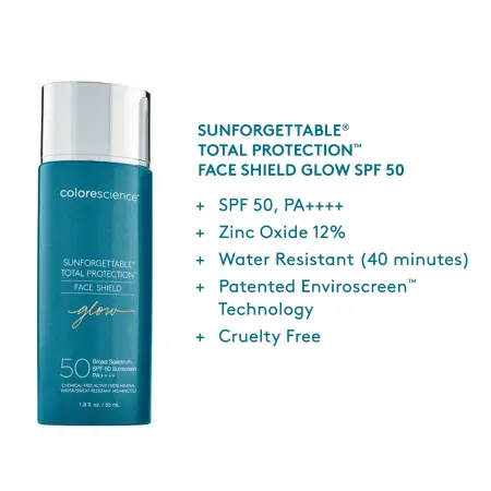 COLORESCIENCE SUNFORGETTABLE TOTAL PROTECTION FACE SHIELD GLOW SPF50 - 55 ml [3]