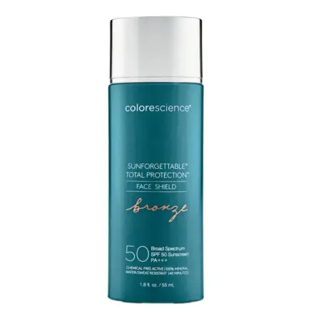 COLORESCIENCE SUNFORGETTABLE TOTAL PROTECTION FACE SHIELD SPF 50 Bronze