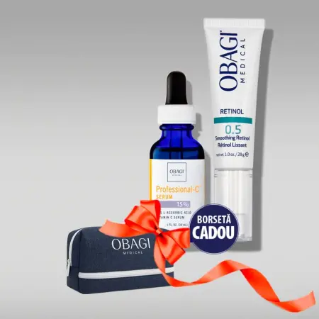 Kit Professional-C Serum & Retinol + Borseta Cadou