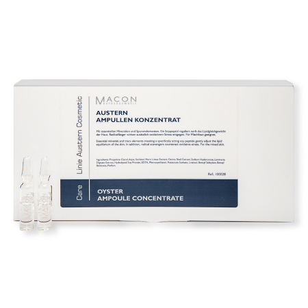 Ten gras acneic - MACON Oyster Cosmetic – Fiole Tratament cu Extract de Stridii