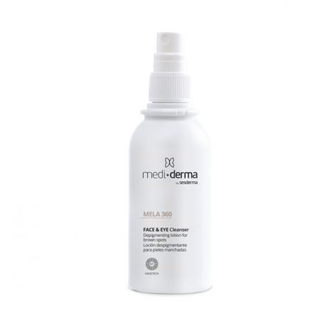 Creme impotriva petelor - Mediderma MELA 360 Face & Eye Cleanser 100 ml - Lotiune depigmentanta de curatare pentru fata si ochi
