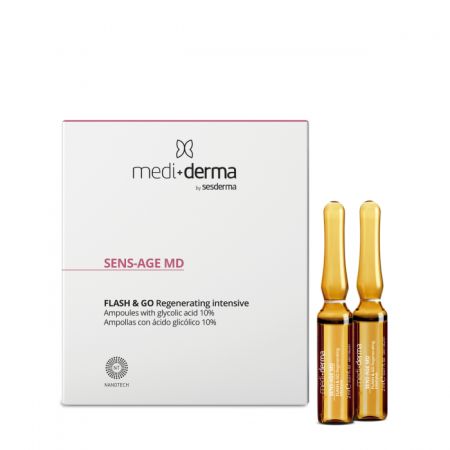 Ten matur cu riduri - Mediderma SENS AGE LIFT FIOLE ANTI-IMBATRANIRE 5 x 2 ml