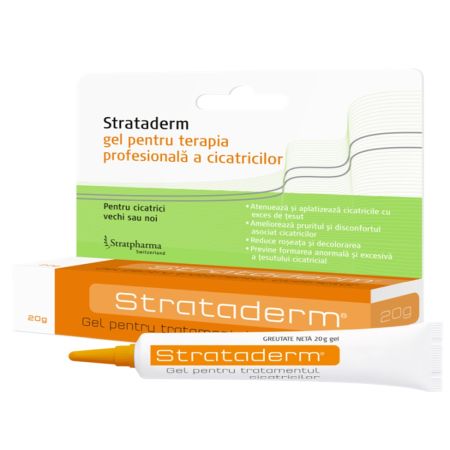 Îngrijire post tratamente - Strataderm, 20 g Gel Siliconic pentru Terapia Profesională a Cicatricilor