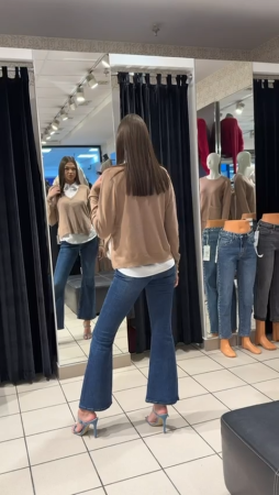 Blugi/Pantaloni - Blugi damă evazați