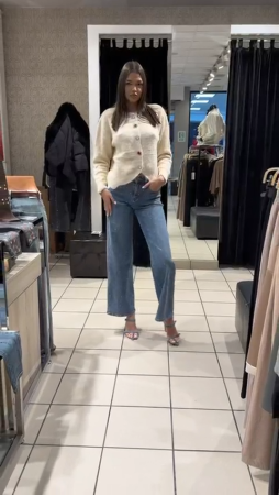 Blugi/Pantaloni - Blugi damă largi