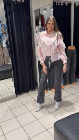 Cămăși/Bluze - Cămașă roz elegantă