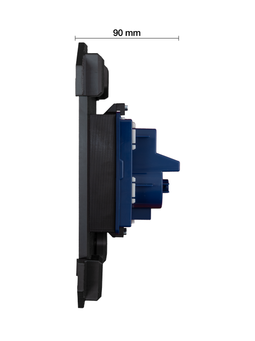 Buton ascuns de spalare WC Grohe, iclude sablonul 3 in 1 pentru decupajul butonului [3]