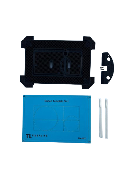 Clapeta de actionare faiantabila Geberit Sigma, buton de spalare cu magnet, include șablon pentru decupaj 3 în 1 [1]