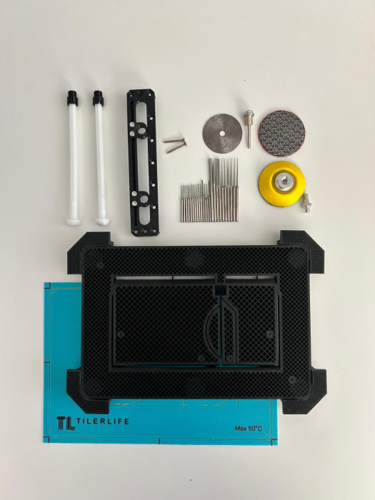 Clapeta de actionare WC faiantabila universal - cu set de consumabile pentru decupare [1]