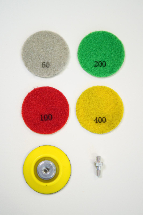 Paduri slefuire diamantat cu suport (60#, 100#, 200#, 400#) [2]