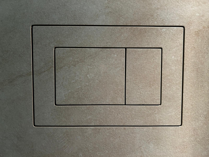 Clapeta de actionare  faiantabila WC, Tece, buton de spălare cu magnet, include șablon pentru decupaj 3 în 1 [3]