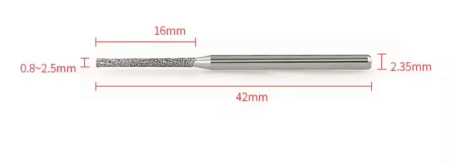 Ace diamantate 0.8mm pentru Minipolizor(set 20 buc. [1]