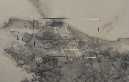 Clapeta de actionare faiantabila  WC Geberit Sigma, margine rotunjită, șablon 3 în 1 pentru decupajul butonului. [4]