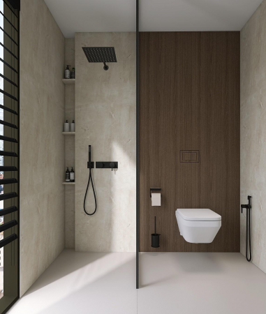 Buton ascuns de spalare Villeroy and Boch, cu magnet pentru instalare iclusiv sablon pentru decupaj 3 in 1 [3]