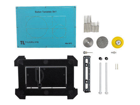 Buton de spalare - Clapeta de actionare WC faiantabila universal - cu set de consumabile pentru decupare