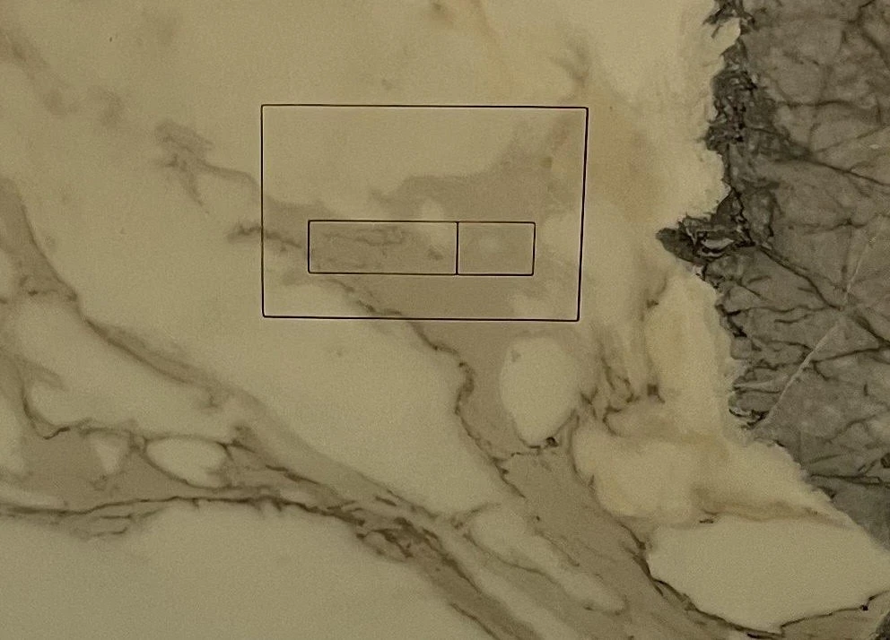 Clapeta de actionare faiantabila Geberit Sigma, buton de spalare cu magnet, include șablon pentru decupaj 3 în 1 [4]