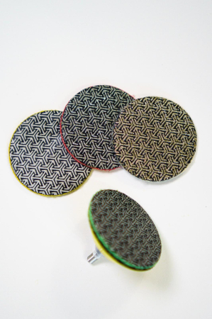 Scule - Paduri slefuire diamantat cu suport (60#, 100#, 200#, 400#)