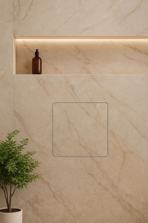 Usa de inspectie - Sistem magnetic pentru ușă de inspecție, colț drept