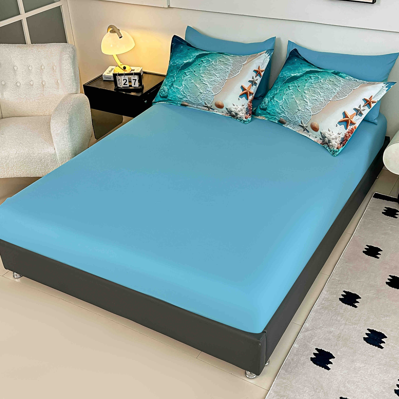 Lenjerie de pat 5D 6 piese Seashells 180x200 cm [3]