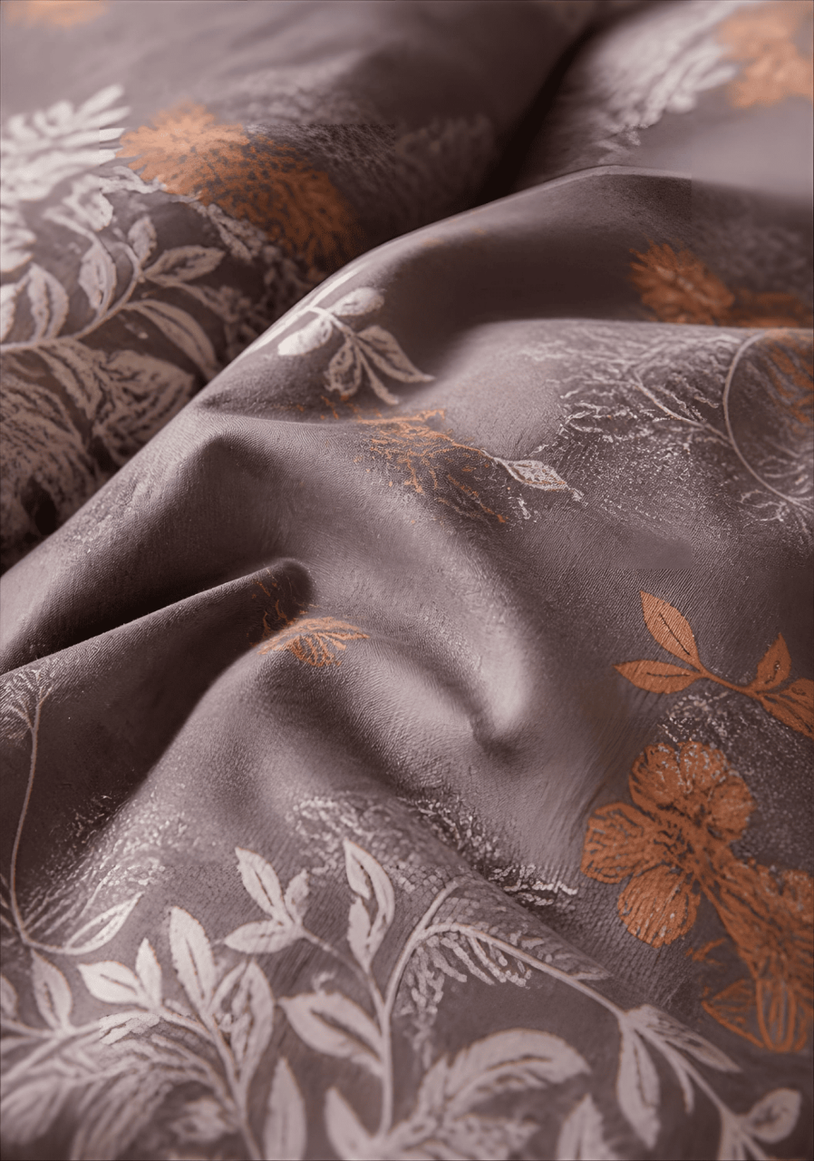 Lenjerie de pat finet 6 piese Floral Maro 220x230 cm [3]