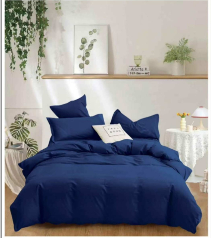 Tilo Home - Lenjerie de pat finet 6 piese Army Blue 220x230 cm