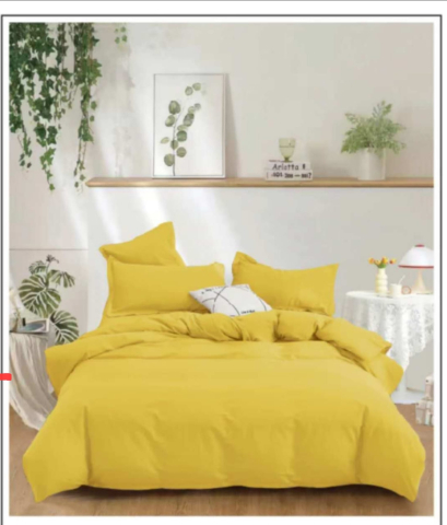 Tilo Home - Lenjerie de pat finet 6 piese Mustar 220x230 cm