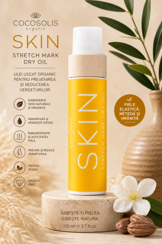 Uleiuri - Cocosolis Skin Stretch Mark Dry Oil – Ulei organic pentru vergeturi și elasticitate