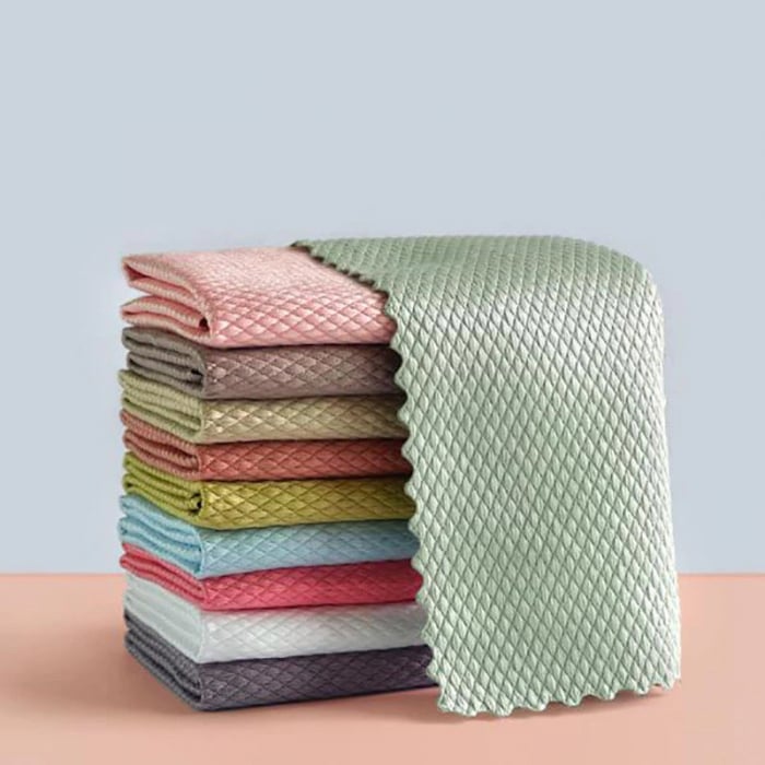 Set 10 Lavete Magice – Lavete Ultra-Absorbante și Durabile pentru Curățenie Fără Efort, Ideal pentru Suprafețe Diverse [1]