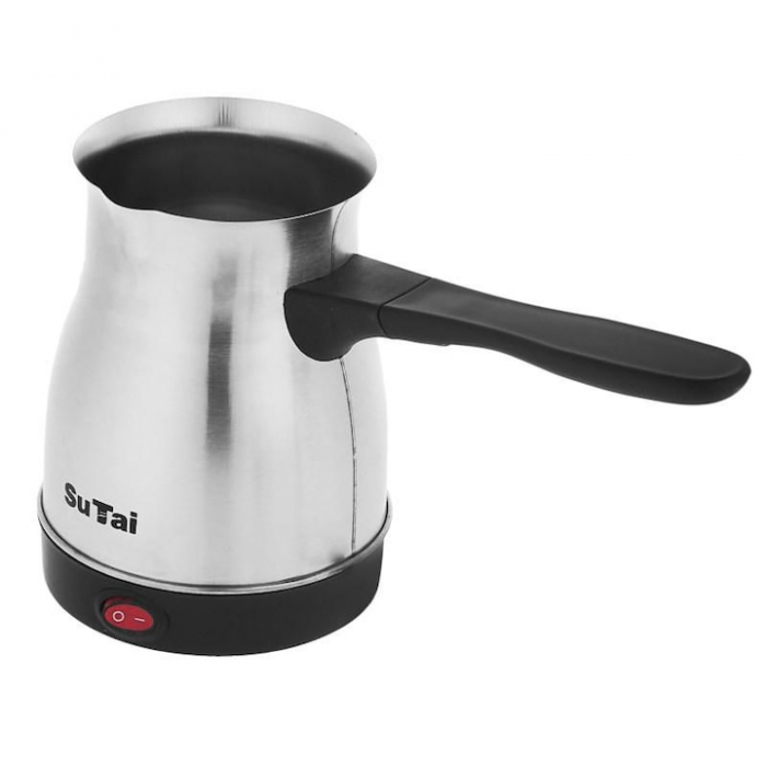 Ibric electric pentru cafea, Putere 800W, Capacitate 500ml, Inox, cafea proaspata pentru dimineti perfecte [1]