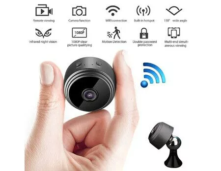 Mini camera de supraveghere wireless WiFi 1080p Full HD A9 [4]