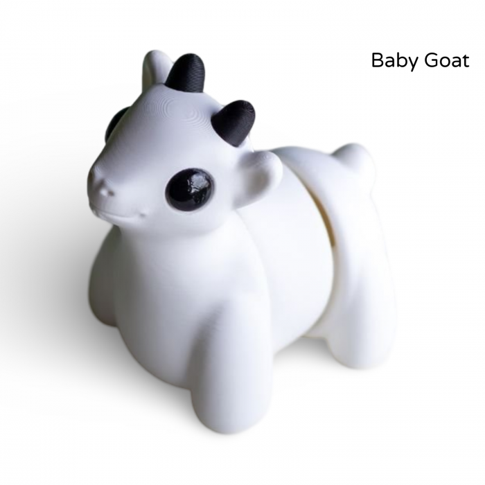 Pookie Baby Goat Figurina - Breloc [2]