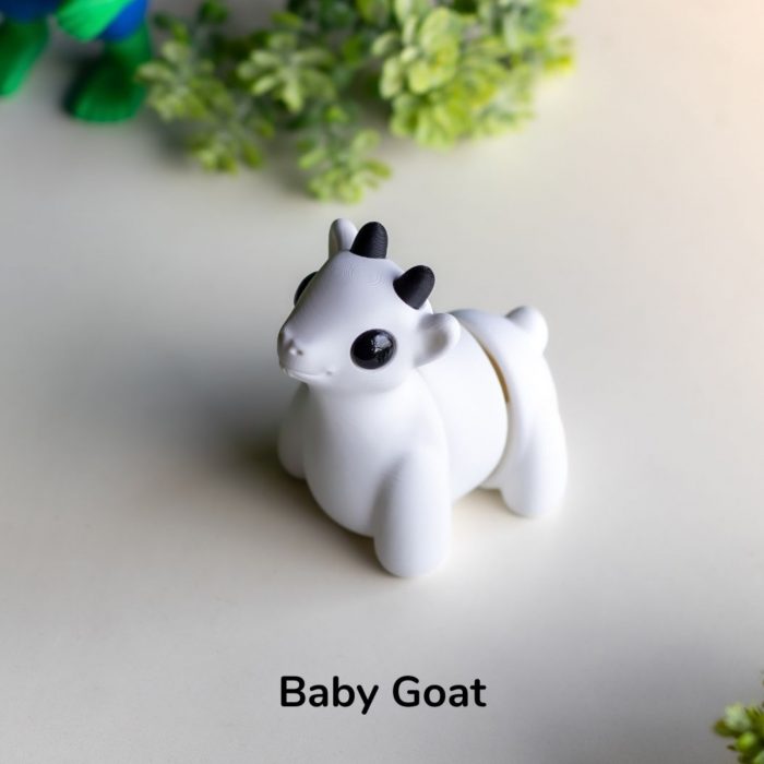Pookie Baby Goat Figurina - Breloc [3]