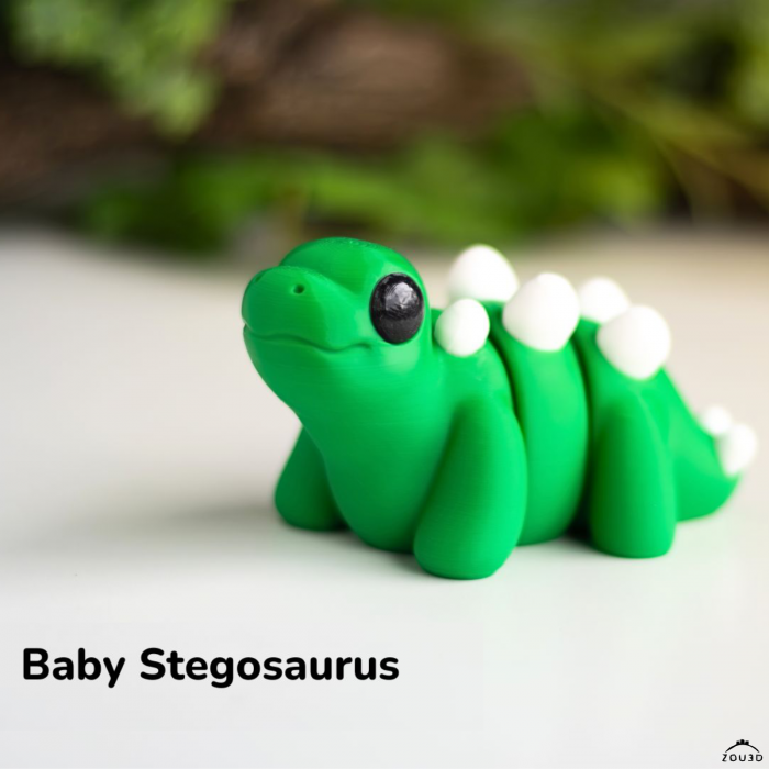 Pookie Baby Stegosaurus Figurina - Breloc [4]