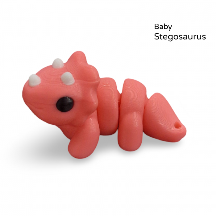 Pookie BabyTriceraptor Figurina - Breloc [2]