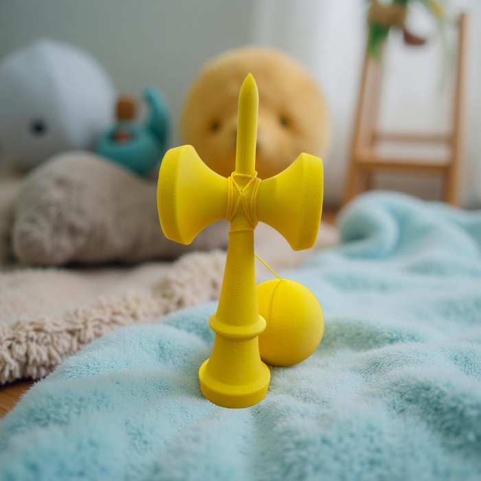 Kendama 3D - Galben [6]