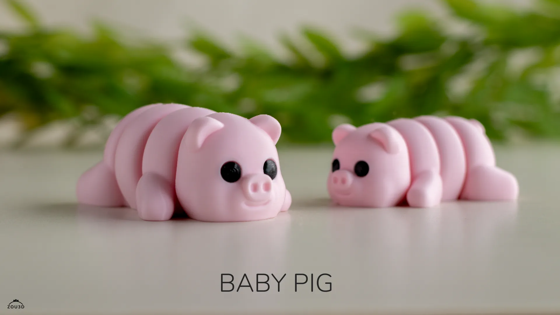 Pookie Baby Pig Figurina - Breloc [2]