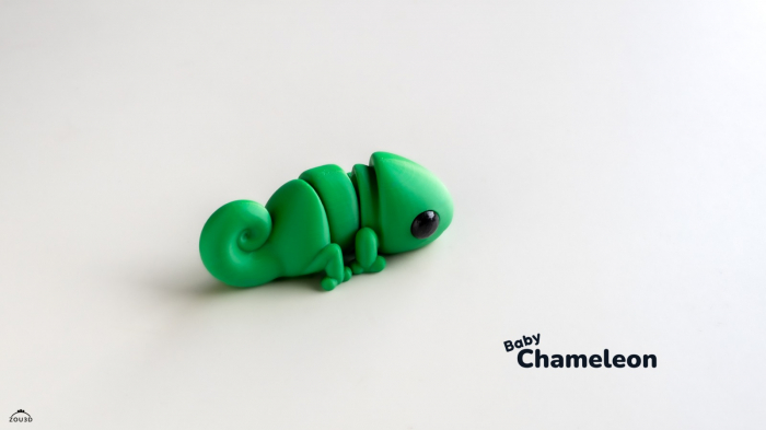 Pookie Baby Chameleon Figurina- Breloc [2]