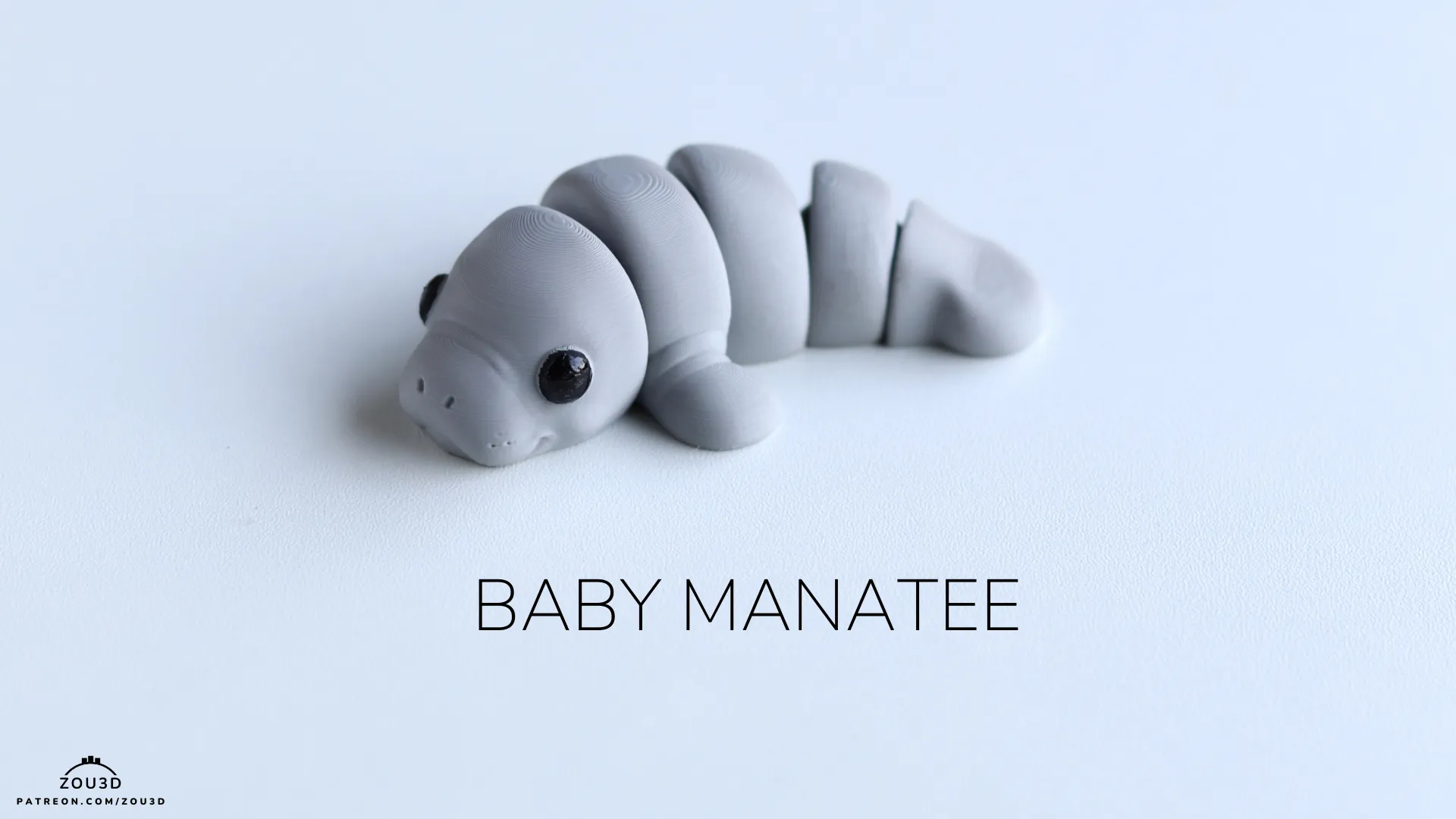 Pookie Baby Manatee Figurina- Breloc [2]