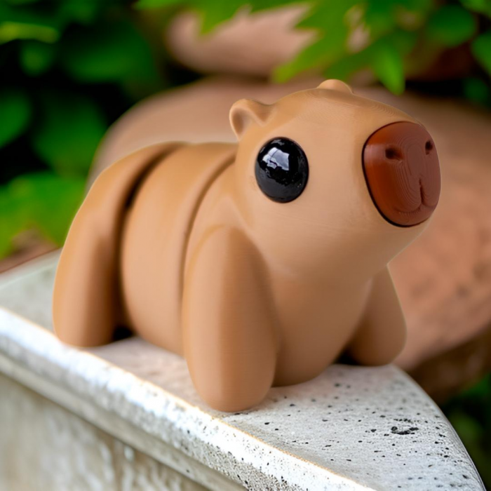 Pookie Baby Capybara Figurina- Breloc [3]
