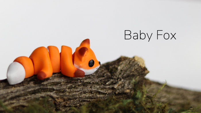 Pookie Baby Fox Figurina- Breloc [2]